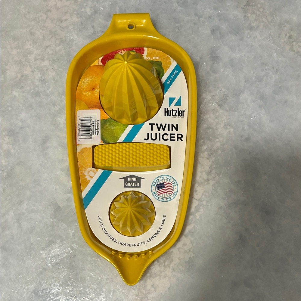 Yellow Twin Juicer